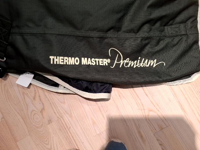 Grøn termohestedækken 135 cm